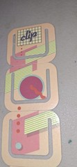 vintage 1980s,FREELANCE Bookmark,paper Clips,RETRO DESIGNS,Not Stickers,read