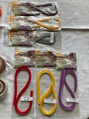 Lot of 11 ScrapCuts Simple Shapes for Scrapbooking Crafts 3/8″ & 1/8″ 50 Count