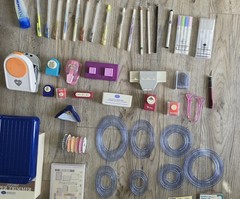 Huge Collection of Creative Memories scrapbooking tools and accessories, w/bag