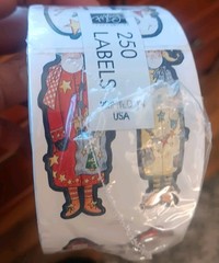 SEALED Vintage RA LANG 250ct Stickers Roll Labels Christmas Holidays 80’s Rare