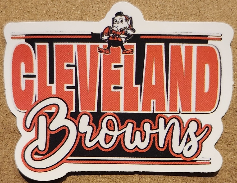 Cleveland Browns die-cut decal sticker