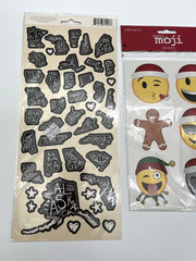 Huge Scrapbook Sticker Embellishment Lot Graphic 45 MME Swatch Book New