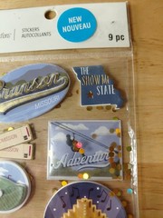 Recollections BRANSON MISSOURI Dimensional Stickers 9 Pieces