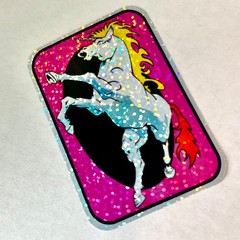 Unicorn Prism Vending Machine Sticker Vintage Reproduction 80s Decal