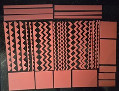 Creative Memories Geometric Die Cut Shapes Lots -39-65 PC-You Choose Color
