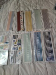 Creative Memories LOT Stickers 40 Sheets Scrapbooking and Strips/Papers