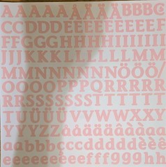 Creative Memories ABC/123 BOLD-SASSY-CLASSY-HEADLINE, MONOGRAMS- NEW!