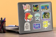 SPONGEBOB SQUAREPANTS MEME VARIETY DIE CUT VINYL 50 CT STICKER PACK