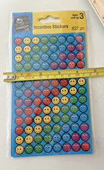 1000+ New Classroom Stickers Lot ~ Dr. Seuss Cat in the Hat, Smiley Faces, Bugs