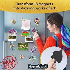 Skillmatics Foil Fun Pretty Patterns DIY Magnets
