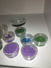 Lot Of Misc Beads mix Multicolor