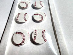 Little B 3D Stickers Baseball 2013 Dimensional Scrapbook Craft Embellishment NOS