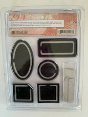 Basic Grey Black Metal Book Clips Scrapbooking Embellishment
