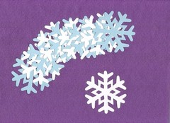 SNOW FLAKE 2 die cuts