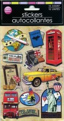 US/UK Travel Stickers by Greenbrier International, Inc.