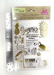 Lot of 5 Packs of Crafter’s Square Rub-on Transfers Free shipping