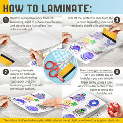 Holographic Sticker Paper – Self Adhesive, Transparent Holographic Laminating Sh