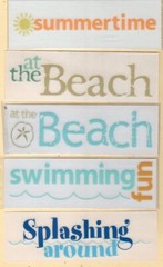 MY MIND’S EYE RUB ON TITLES ~ SUMMER BEACH POOL SWIMMING 5 CHOICES *