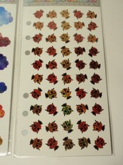 Lot 3 Vtg Stickopotamus Sticker Sheets: Sparkle Lady Bugs, Bows, Clouds NIP