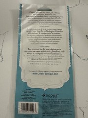 Jolee’s Boutique Dimensional Sticker 4PC White Glitter Butterfly Paper Flowers
