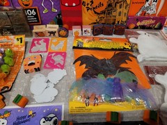 Vintage Halloween Sticker Eraser Stamp Stencil Party Favor Lot