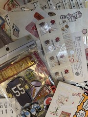 Recollections Mixed Lot Scrapbooking Embellishments Stickers Chipboard Die Cuts