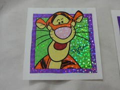 Sandylion Stickers ~ Winnie The Pooh’s TIGGER ~ 2 Collectible Prizmatic Square