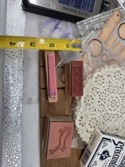 Mixed Scrapbook Junk Journal Shadow Box Lot 8- Paper Dolls – Cardstock/Stamps
