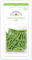 Doodlebug Embellishment Lot Mini Clothespins Add Dimension Projects 14 Colors