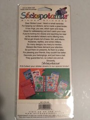 Stickopotamus stickers SCRAPBOOKING THEME NIP binder sheet