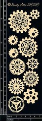 Dusty Attic Chipboard 3×8 – Industrial Gears, DA2859