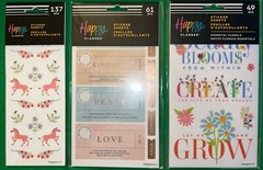 The Happy Planner Sticker Packs/Skinny Books YOU CHOOSE FROM MANY STYLES