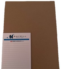 500 sheets chipboard cardboard photo backing 8.5×11, .022 Thick, Kraft Color