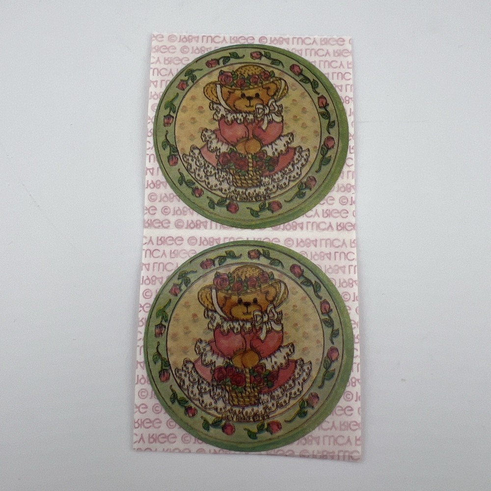 Vintage Lucy Rigg Bear Stickers 1984 Two Stickers As Shown