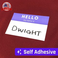 250 Pack – Hello My Name is Stickers, Name Tags Stickers Labels – 3″ x 2″, 5 Col