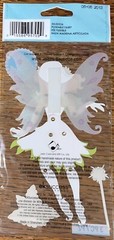 Jolees Poseable Fairy Garden Flower Movable Wings Hair 3D Scrapbook Sticker girl