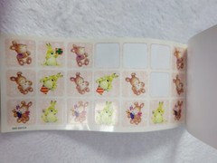 164 DM Value Pack Easter Colorful Vintage Egg Peep Stickers Booklet