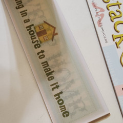 NEW Lot 3 DCWV Color Vellum Title Stacks FAMILY BABY GIRL BOY Headers 75 ct -G