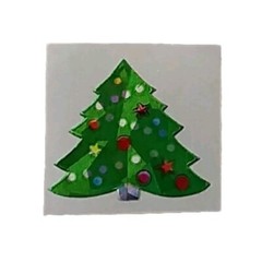 Green Christmas Tree Sticker
