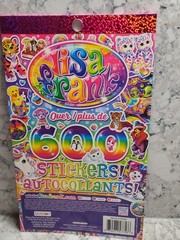 🌈Lisa Frank Sticker 3 Books Of 5 Sticker Sheets 600 Stickers Bendon New Booklet