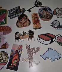 Lot of 30 *Hubman & Chubgirl* *Stickii* *Pipsticks* Die Cut Stickers