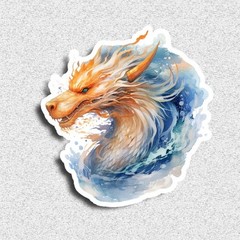 10 Fantasy Dragon Stickers Laptops Notebooks Journals Glossy Scrapbooking