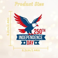 American 250 Stickers Party Favors, 50 Pcs Patriotic Sticker Decals for 250t…