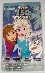 Disney Elsa Frozen 150 Stickers Kids Puffy Glitter Foil Glossy Sticker Book 3+