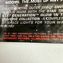 VTG 90s Hallmark Star Trek Stickers 4 Sheets & Glow In The Dark Saturn Lot