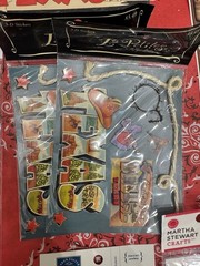 Mixed Brands Texas Western Country Scrapbooking Lot Stickers Brads Paper Metal