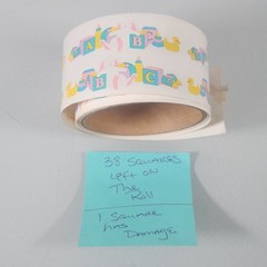 Vintage Mrs Grossmans Baby Toys Sticker Roll Lot of 38 Squares – READ