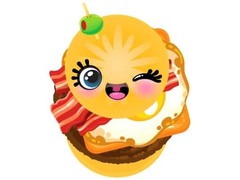 Cepia LLC Puffy Puffs 3D Characters Stickers 10Pk