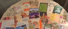 Junk Journal Ephemera Card Making Lot (C) Nice Colorful Mix