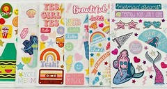 39 STICKER SHEETS LOT, Bulk stickers PK, Mxd Themes BABY BIRTHDAY SAFARI JUNGLE
